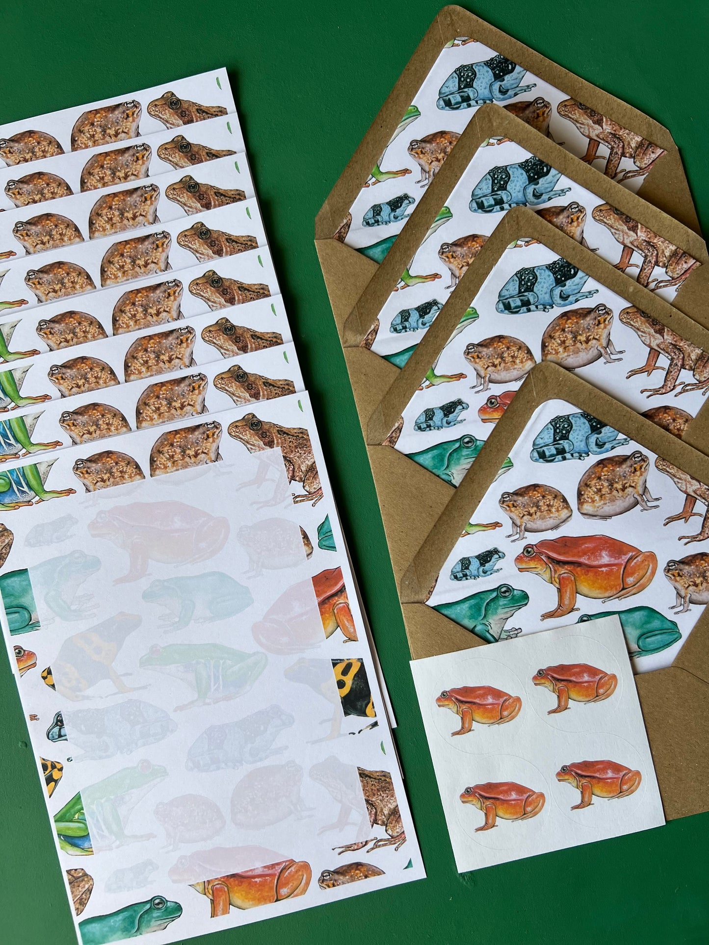 Frog Letter Writing Set