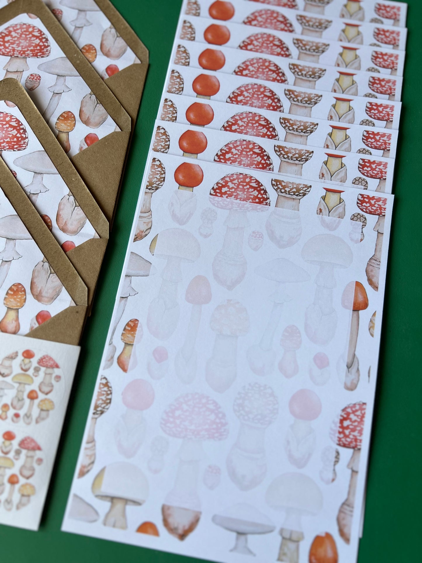 Mushroom Letter Writing Set