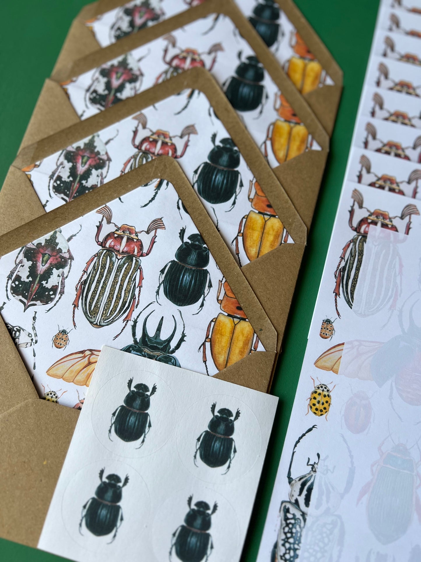 Beetles Letter Writing Set