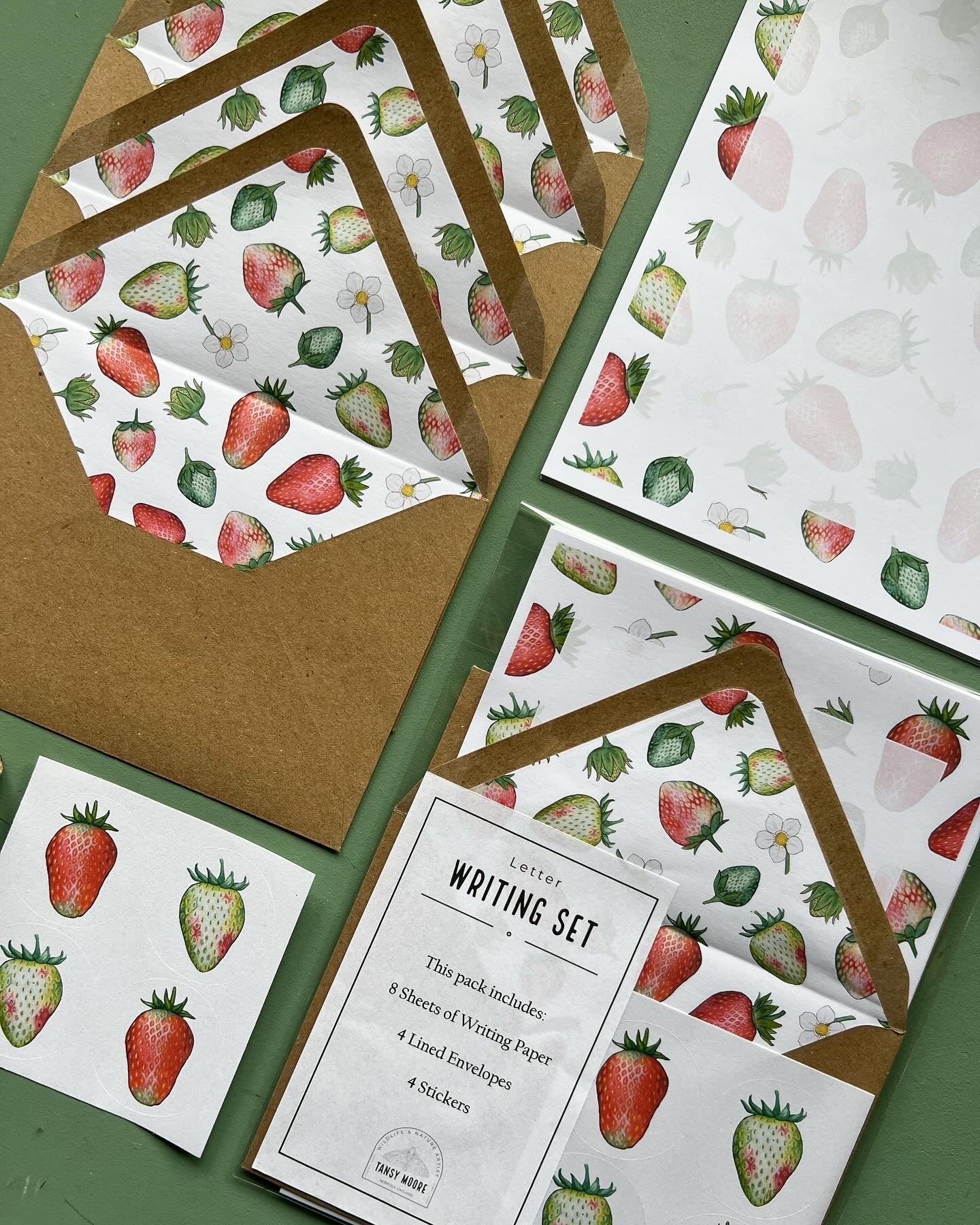 Strawberries Letter Writing Set