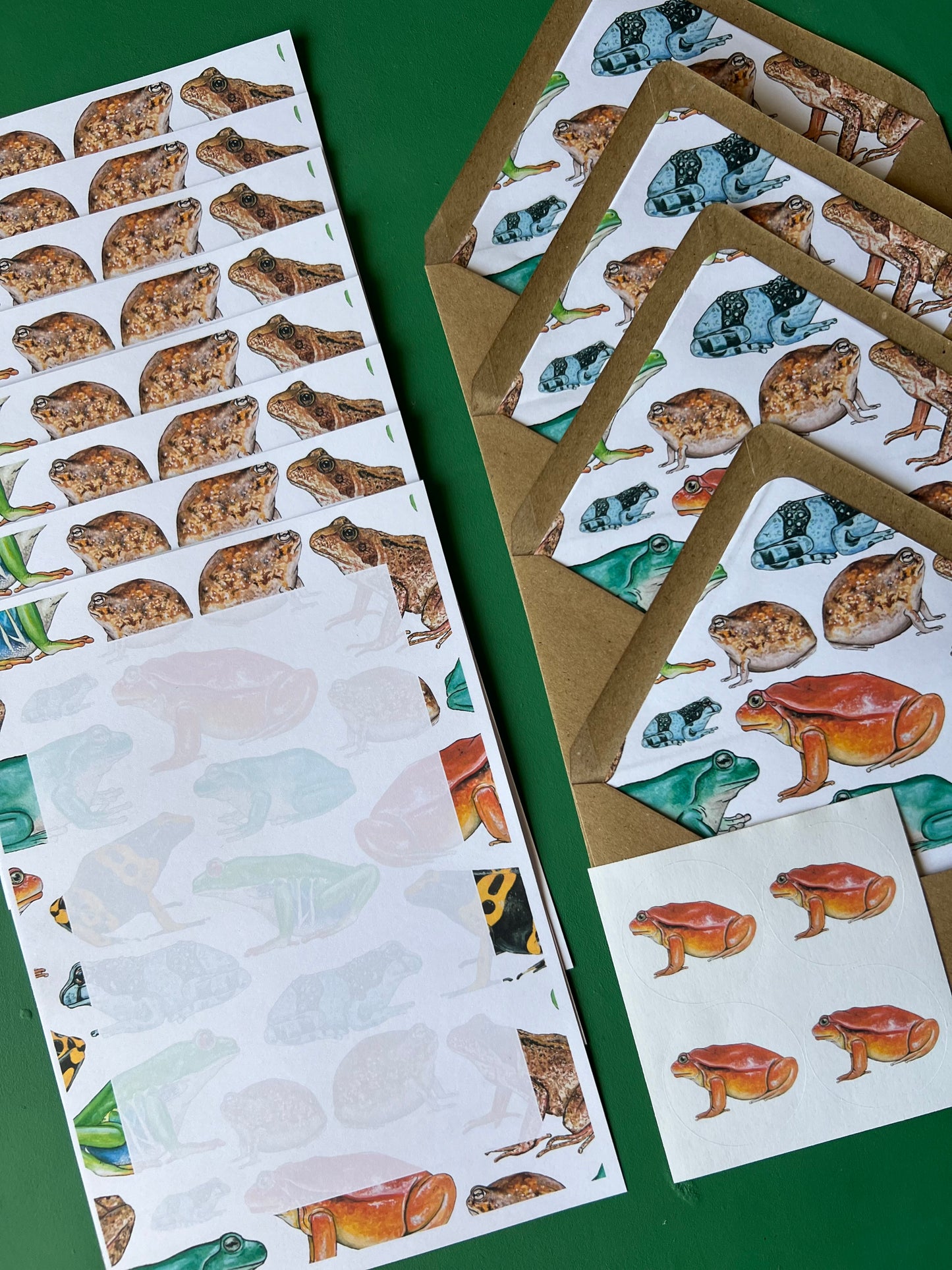 Frog Letter Writing Set