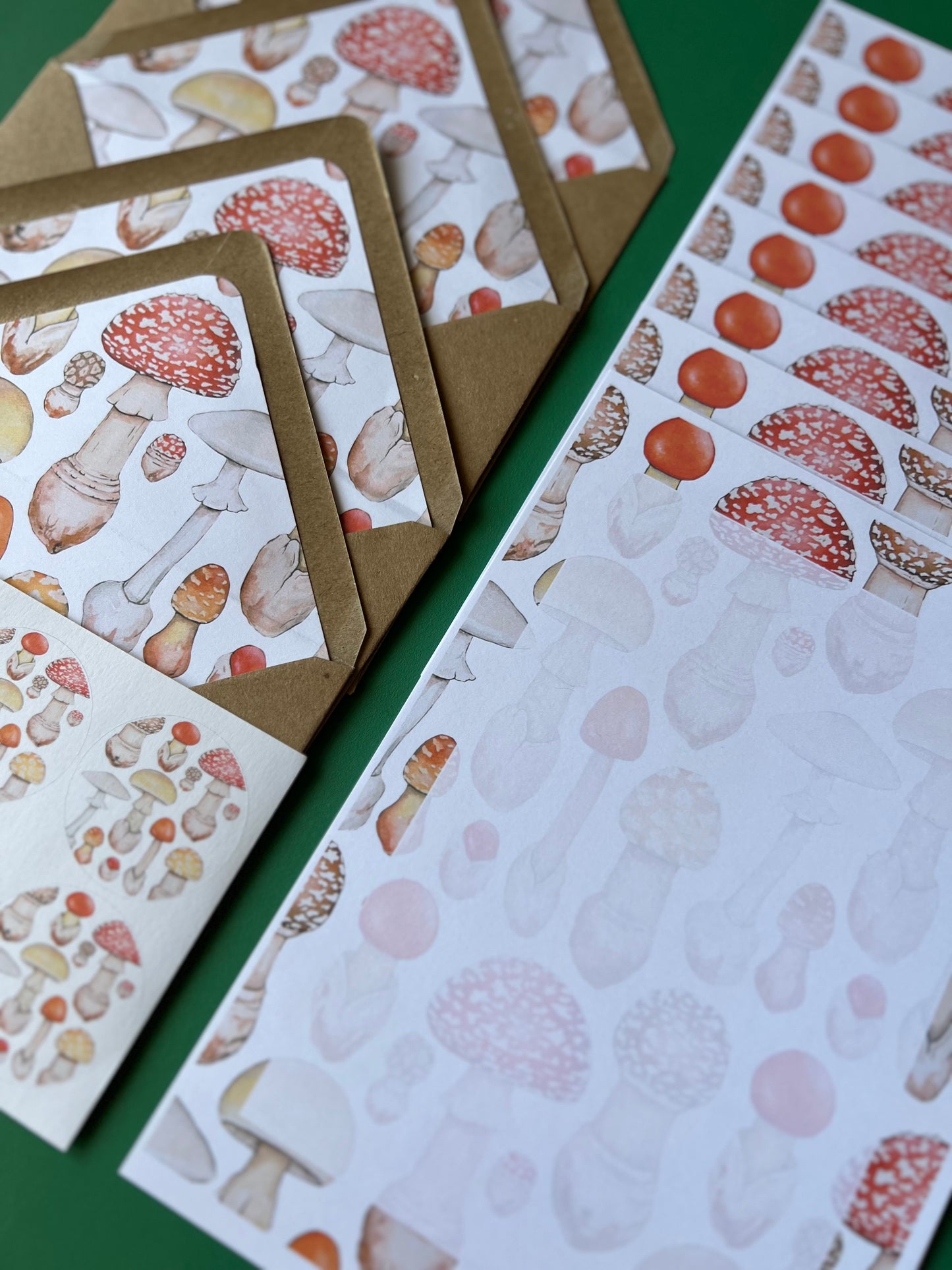 Mushroom Letter Writing Set