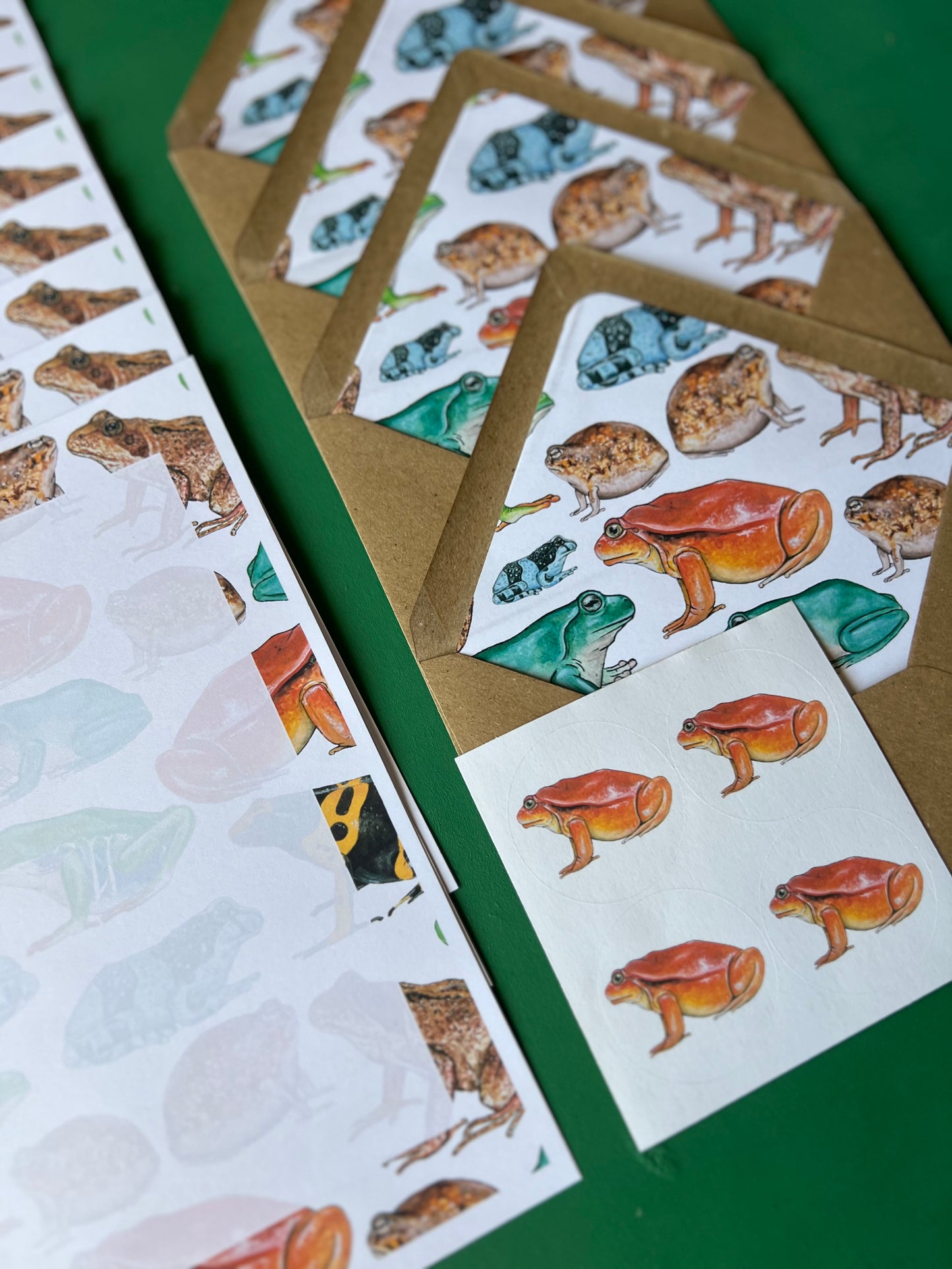 Frog Letter Writing Set