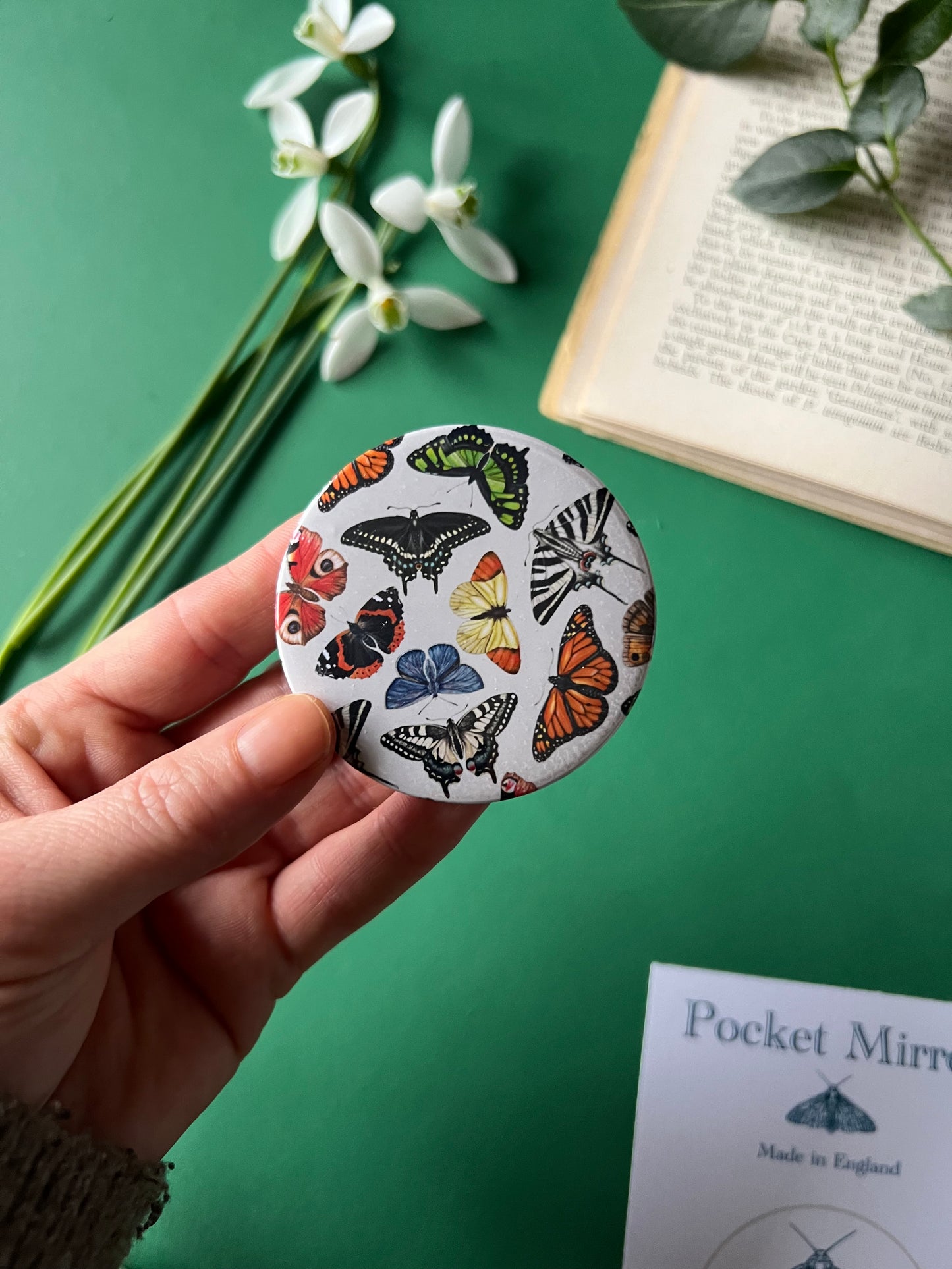 Butterfly Pocket Mirror
