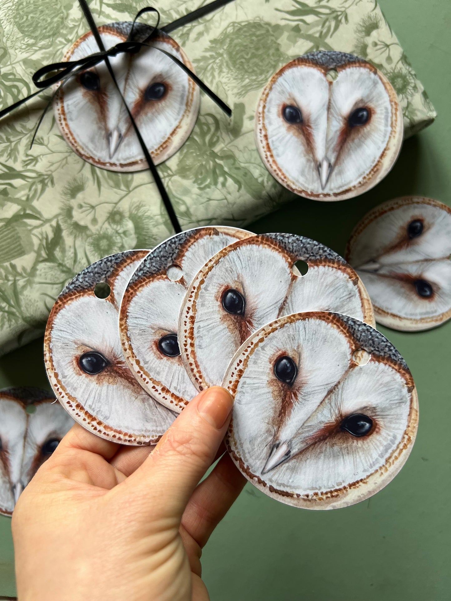 Barn Owl Gift Tags