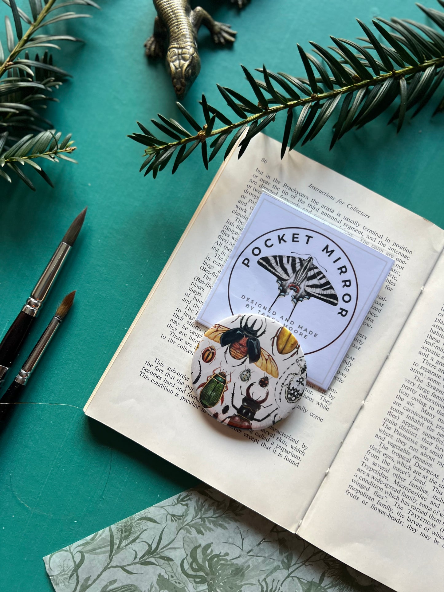 Beetle Pocket Mirror