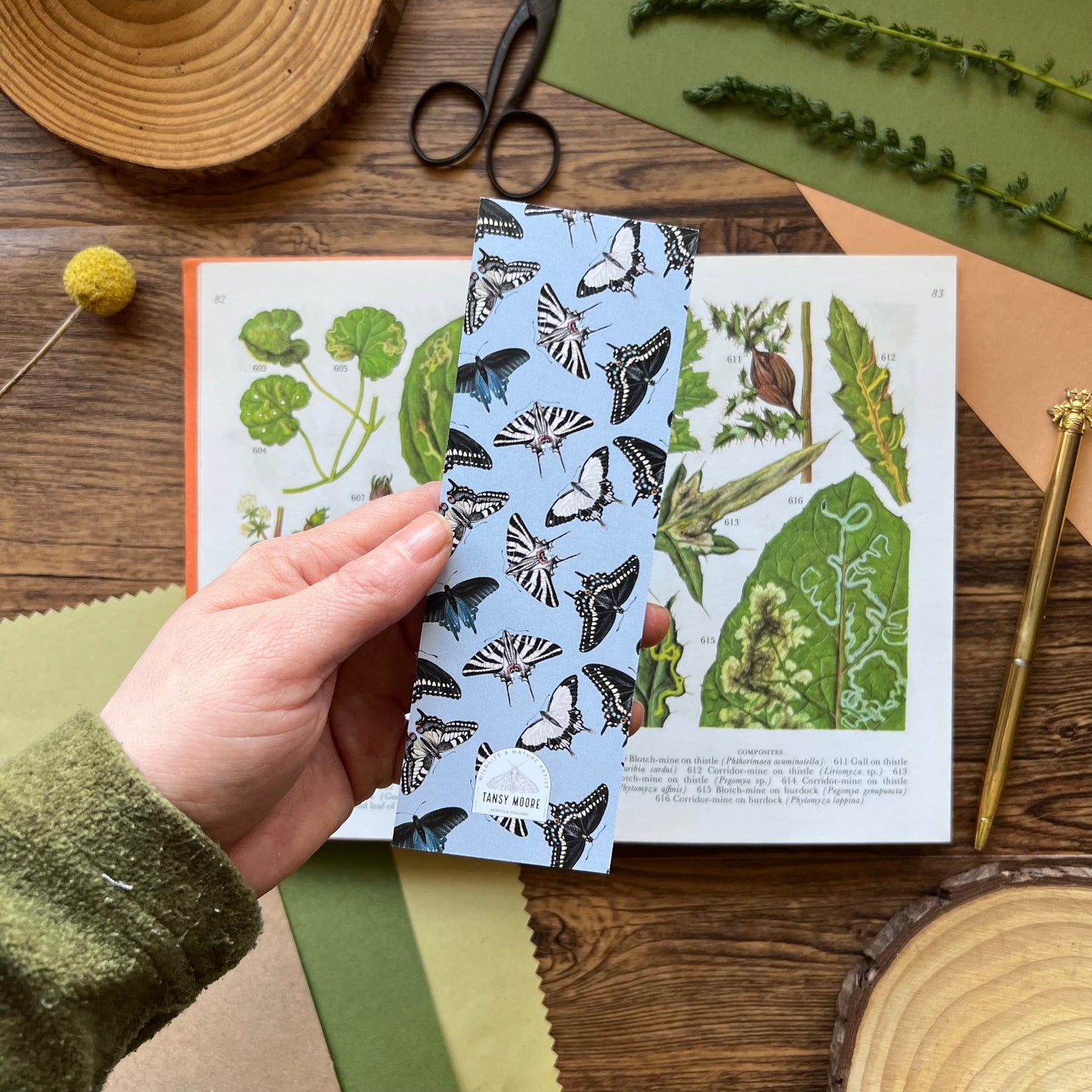 Swallowtail Butterflies Bookmark