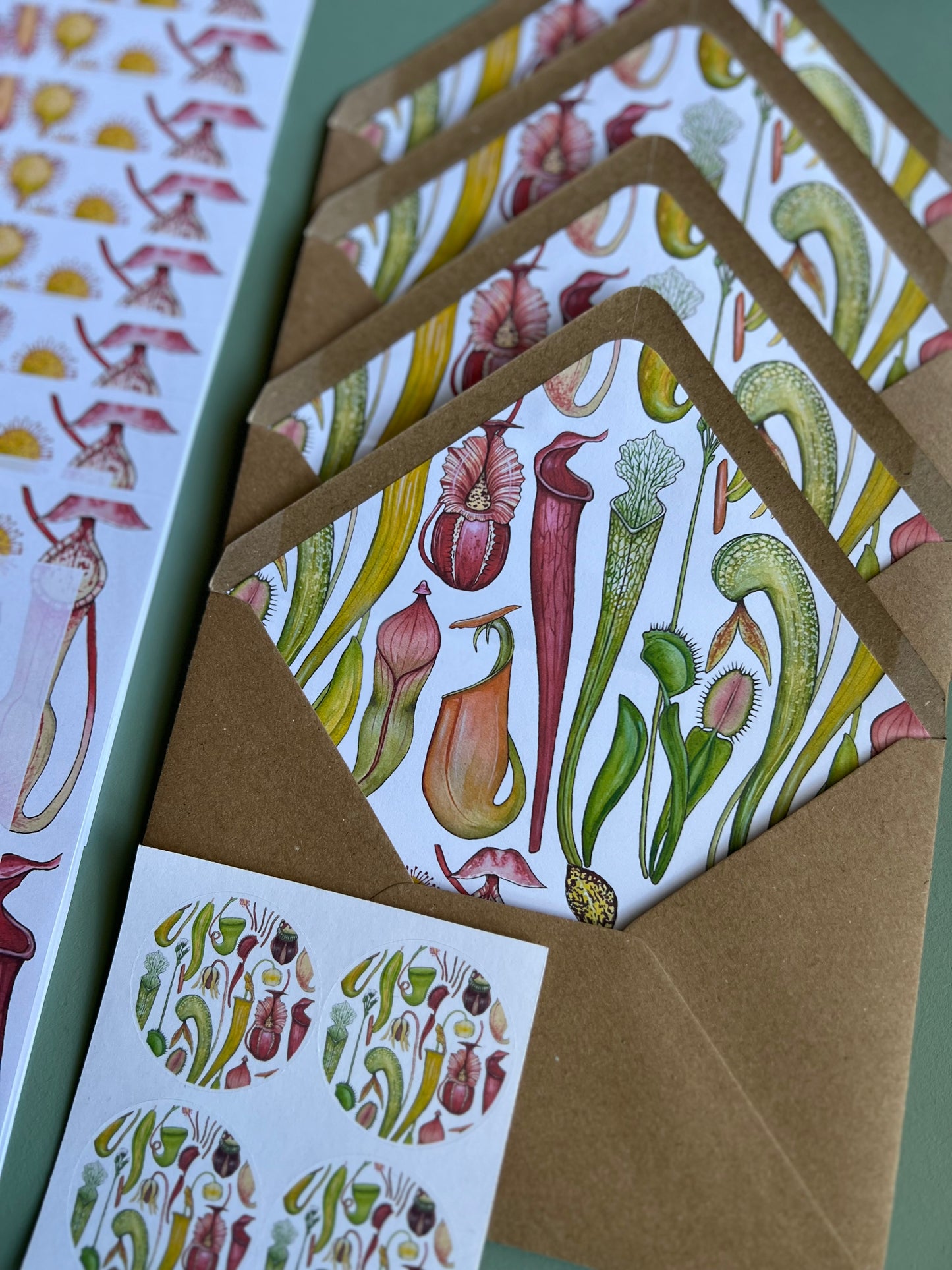 Carnivorous Plants Letter Writing Set