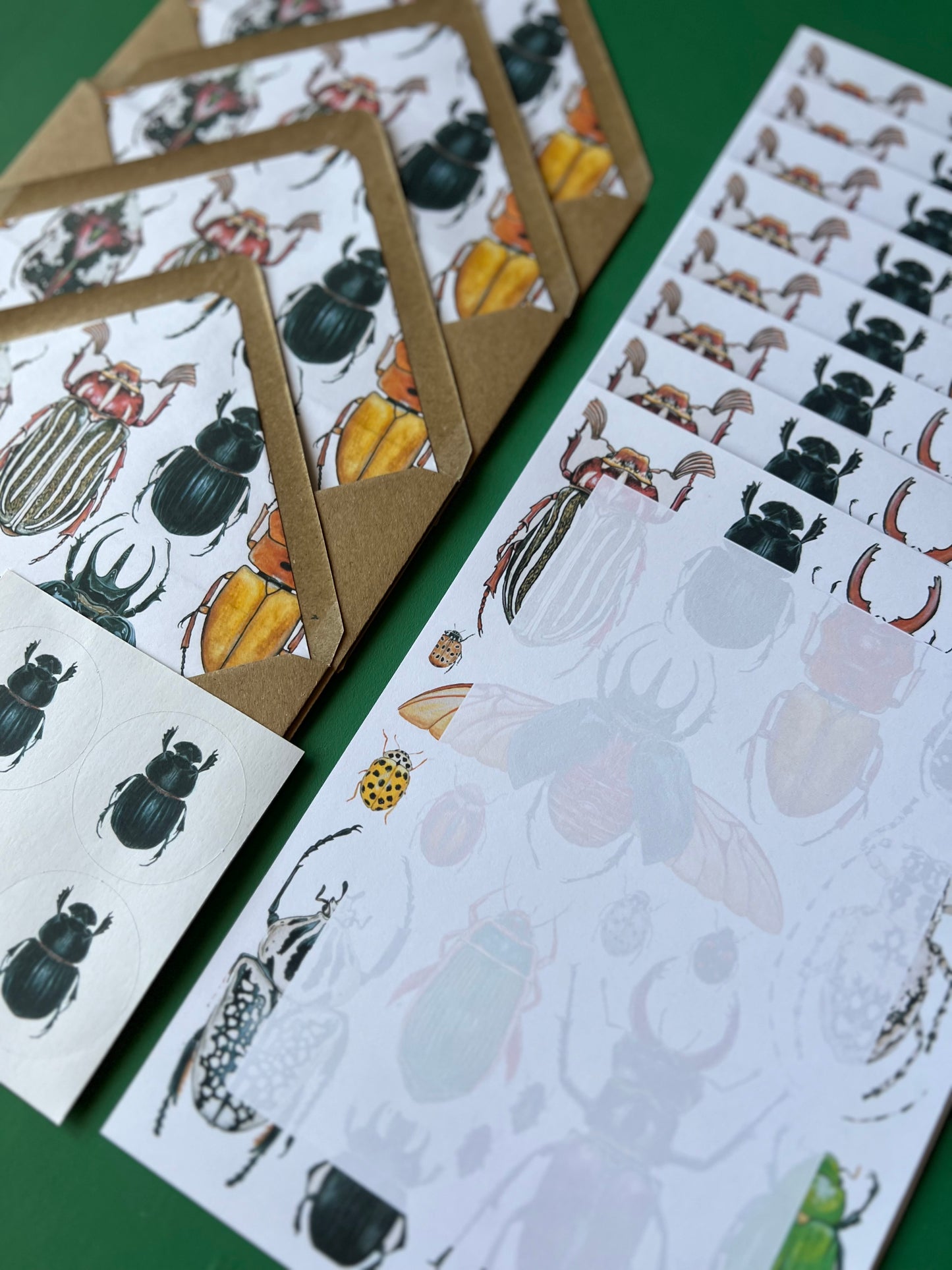 Beetles Letter Writing Set