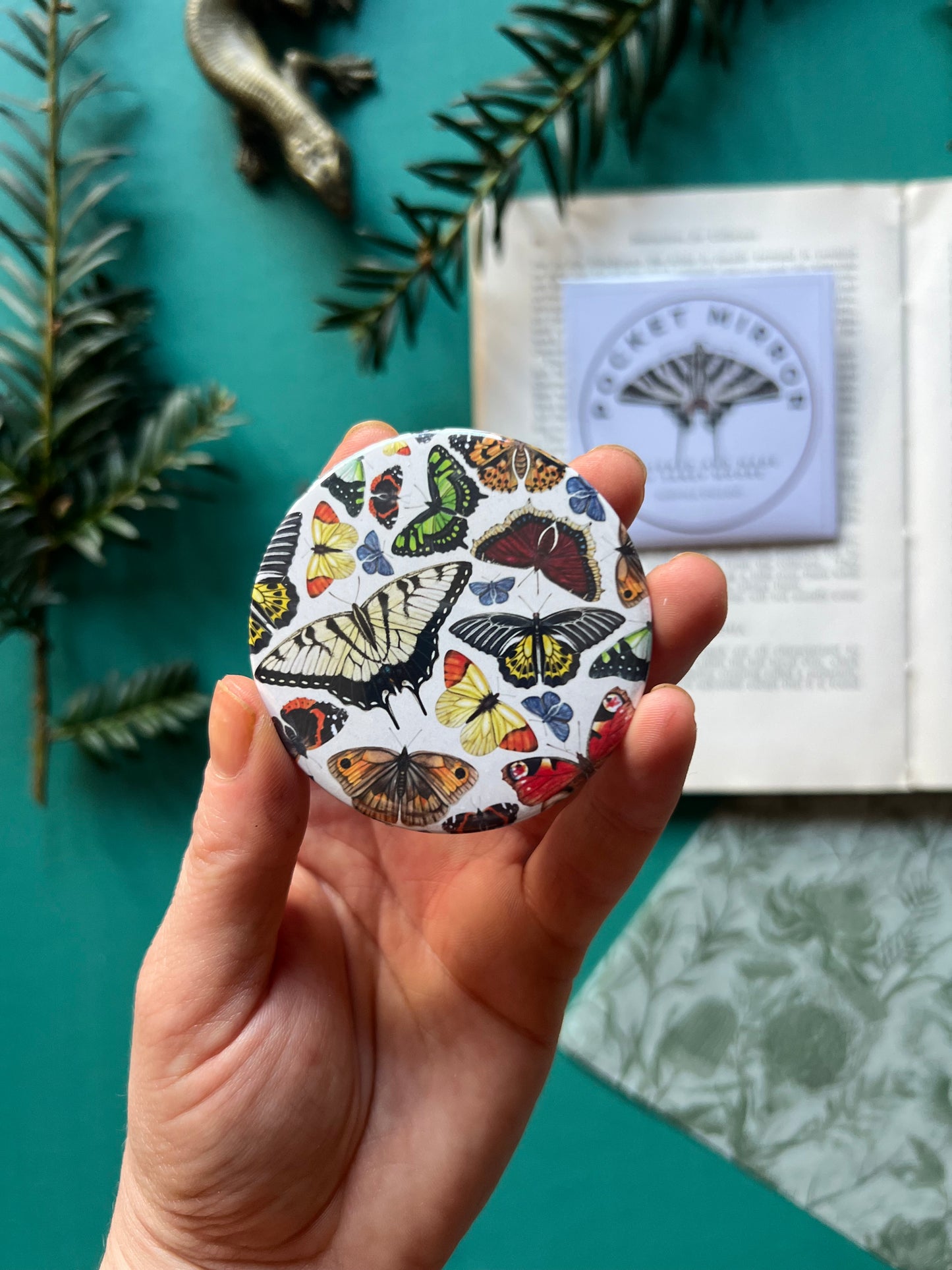 Butterfly Pocket Mirror
