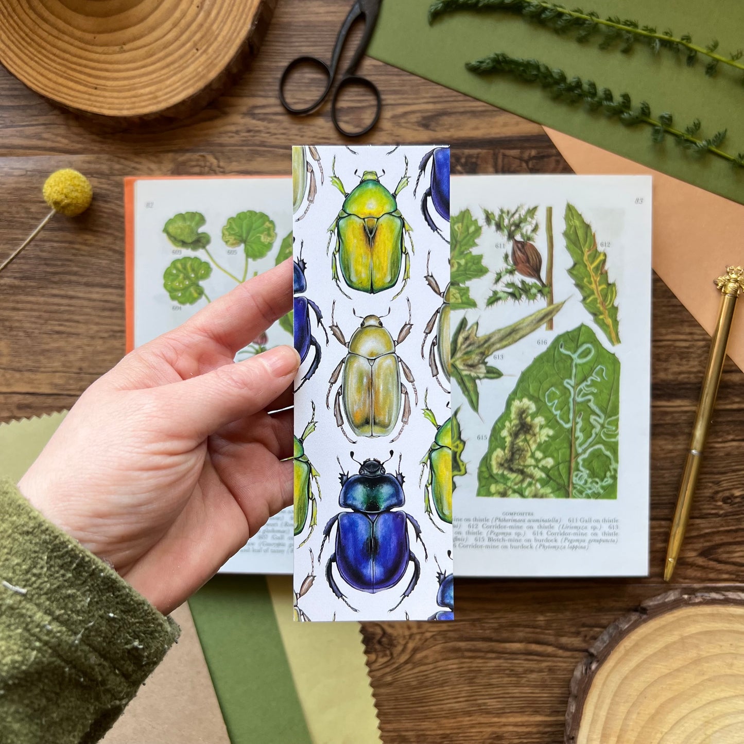 Beetle Bookmark