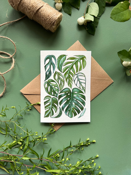 Monstera Card