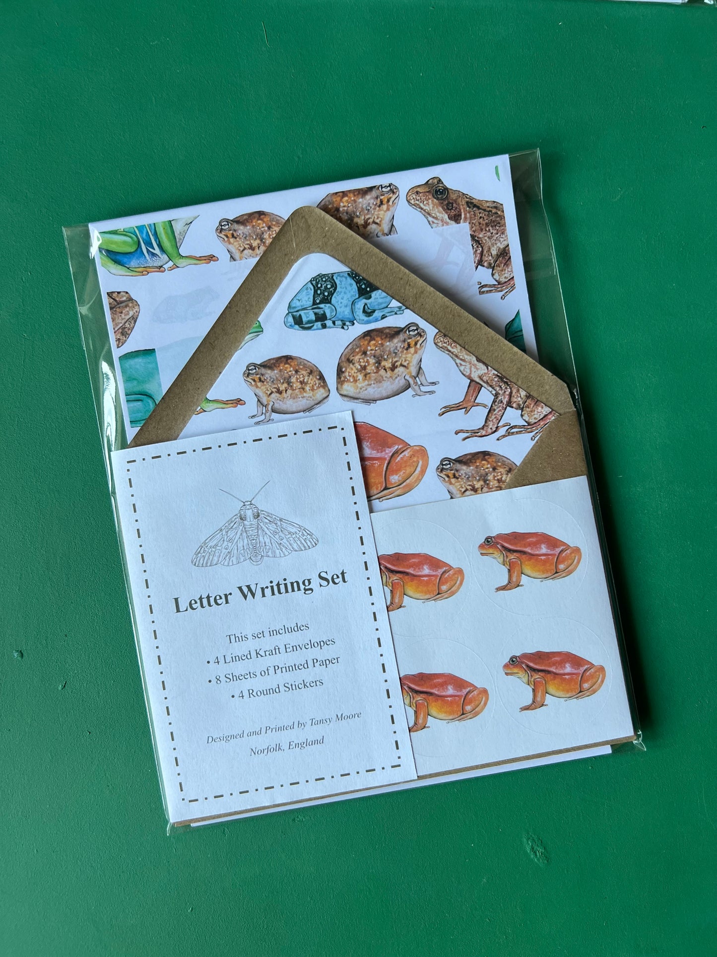 Frog Letter Writing Set