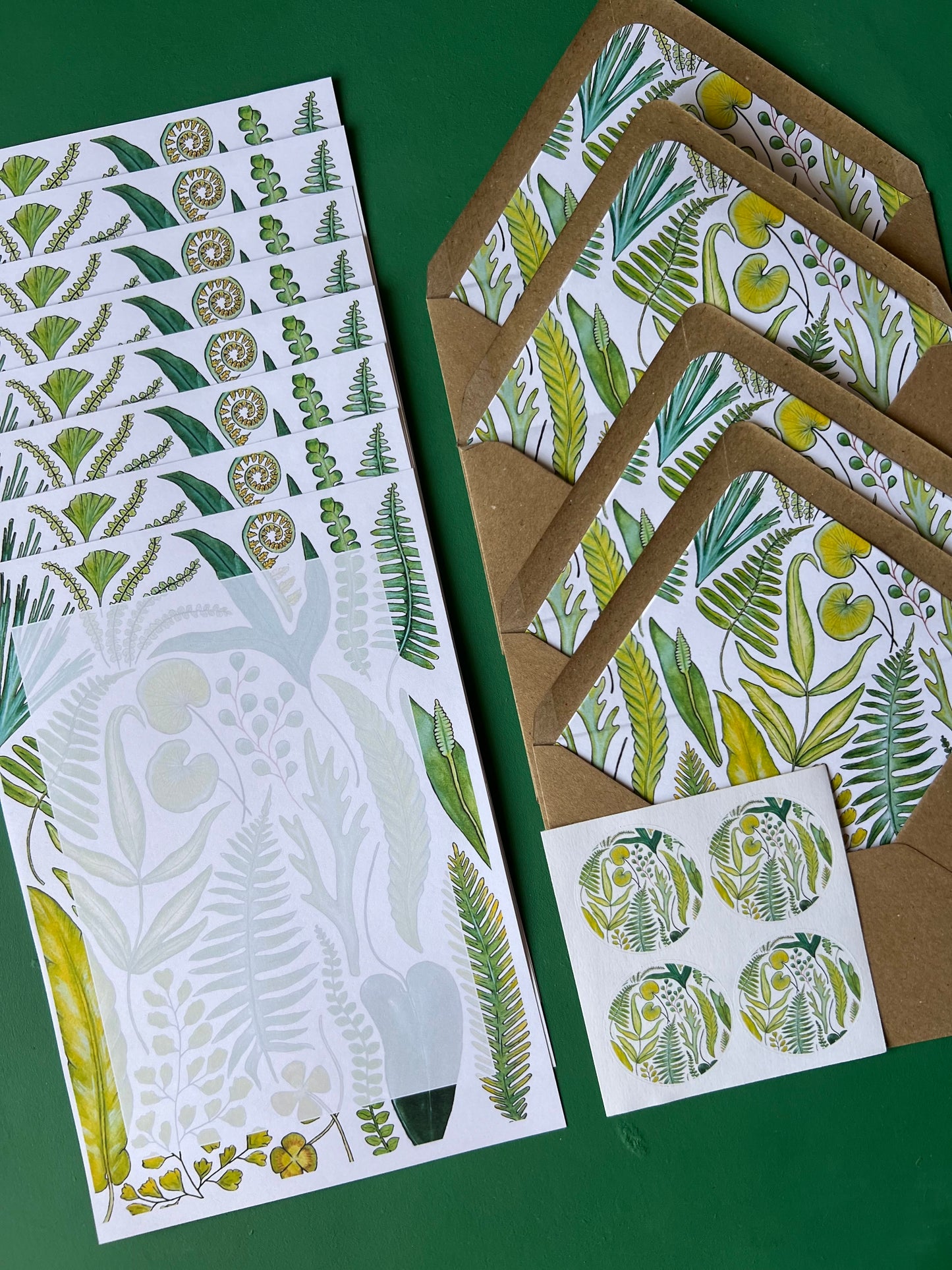 Fern Letter Writing Set