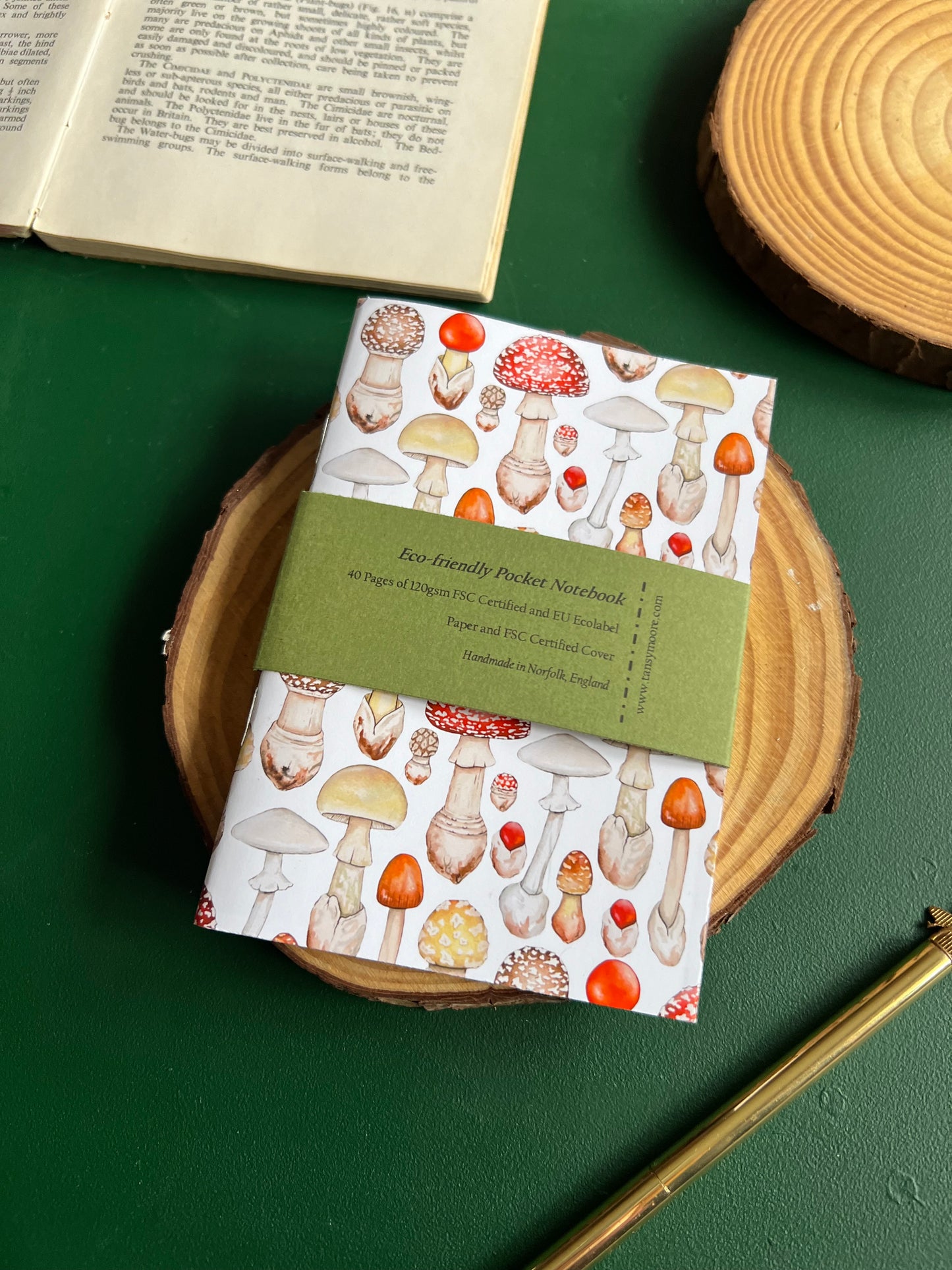 Mushroom Pocket Notebook