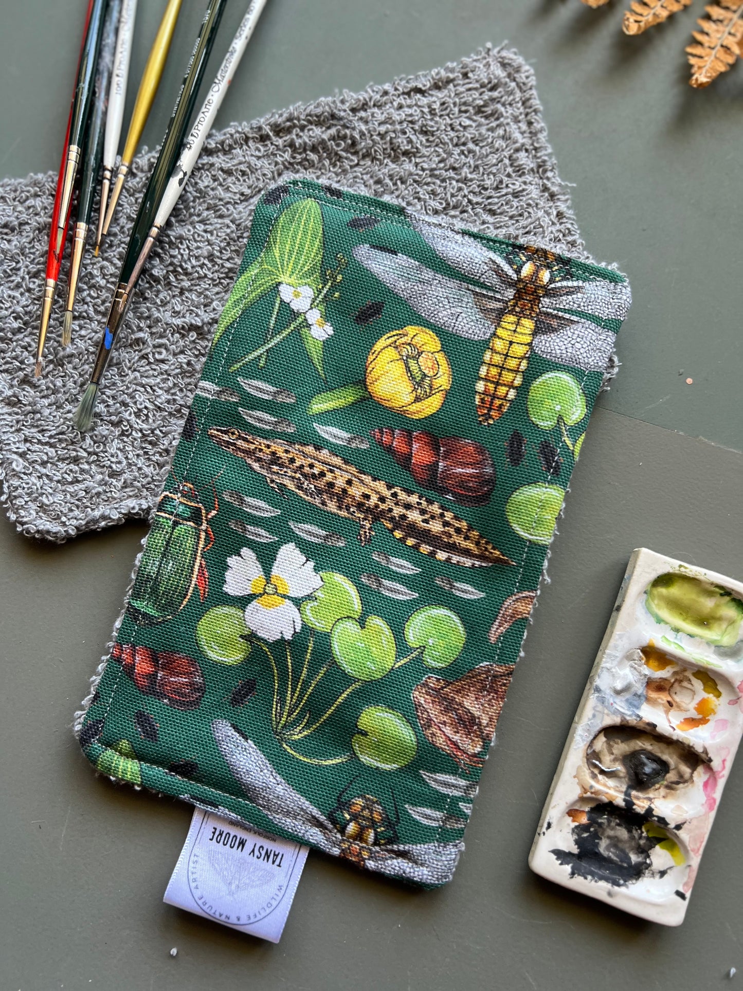 Pond Life Brush Towel