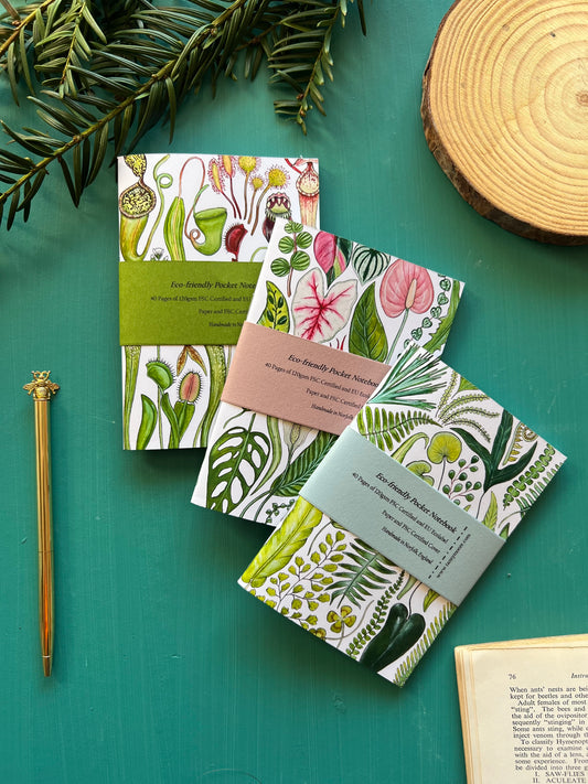 Plants Pocket Notebook Set