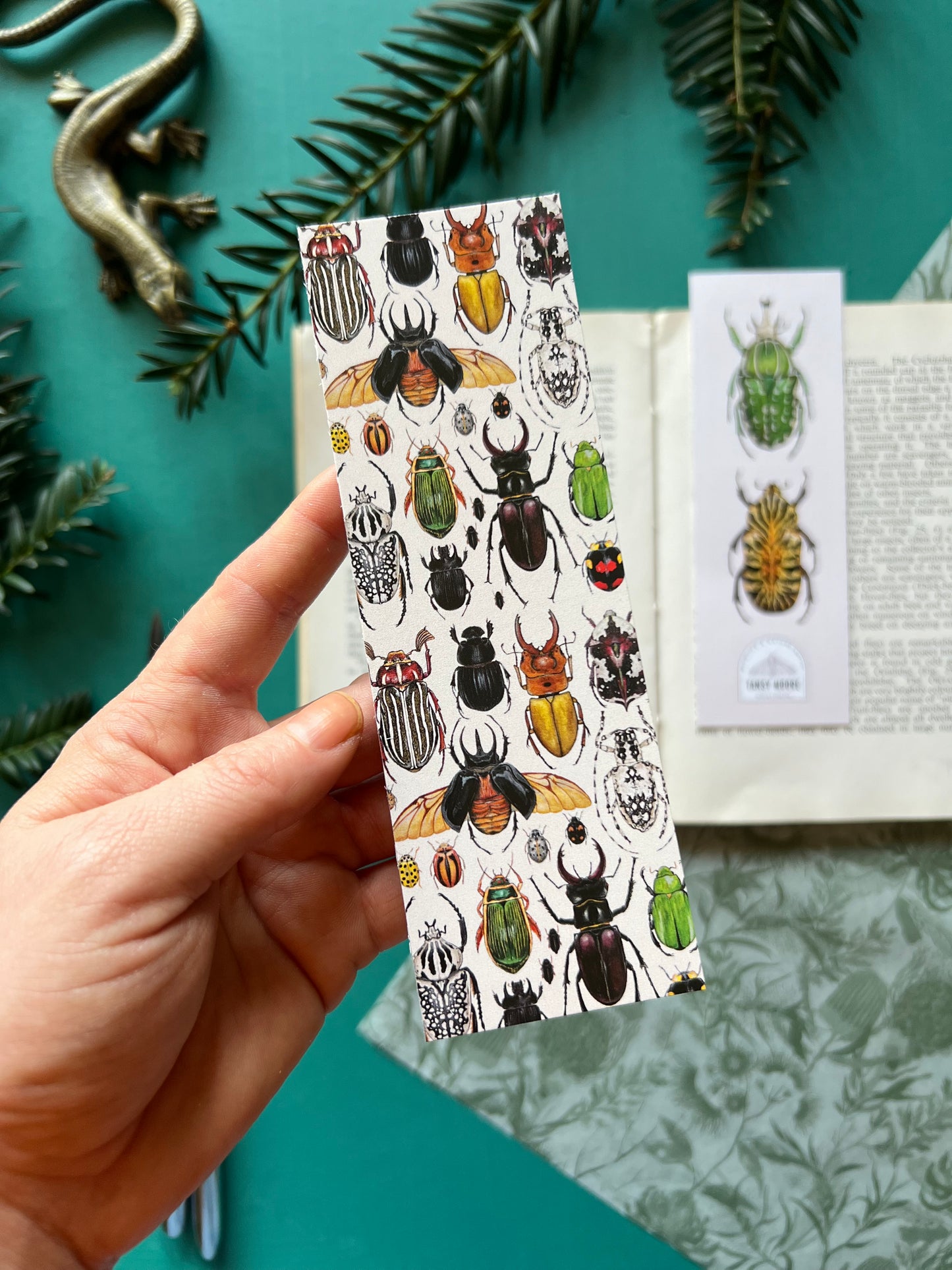 Beetles Bookmark