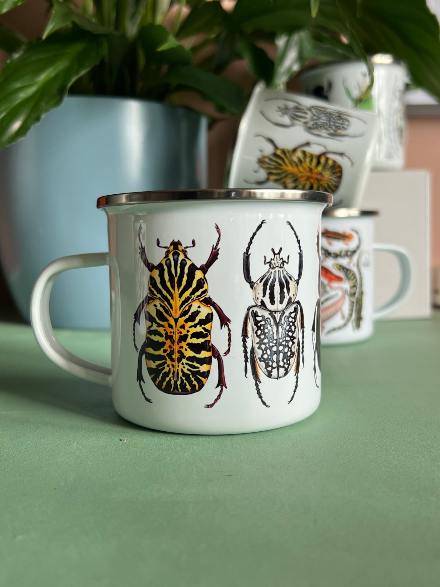 Beetles Camping Mug