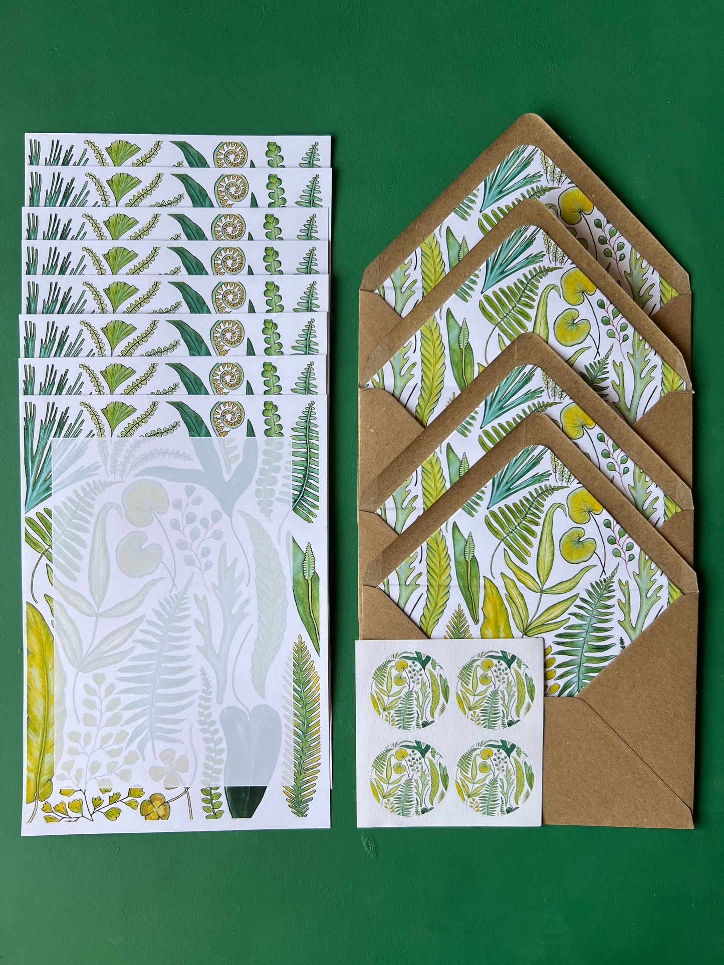 Fern Letter Writing Set