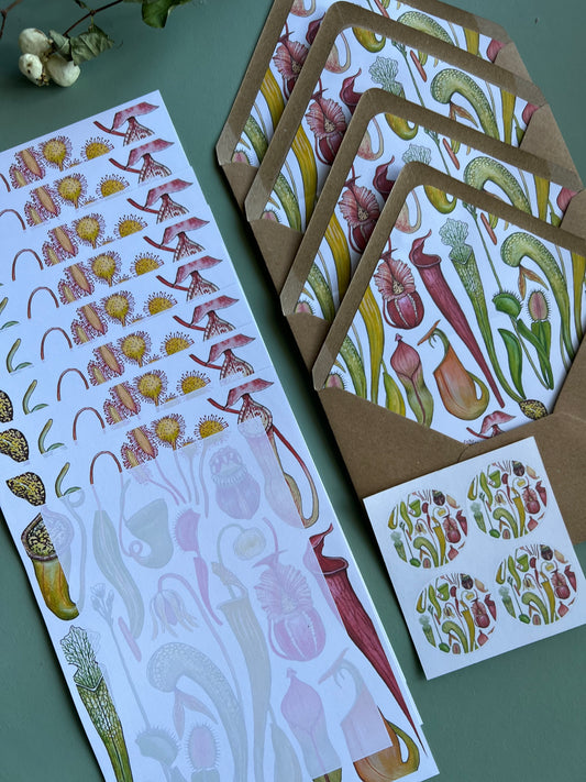 Carnivorous Plants Letter Writing Set