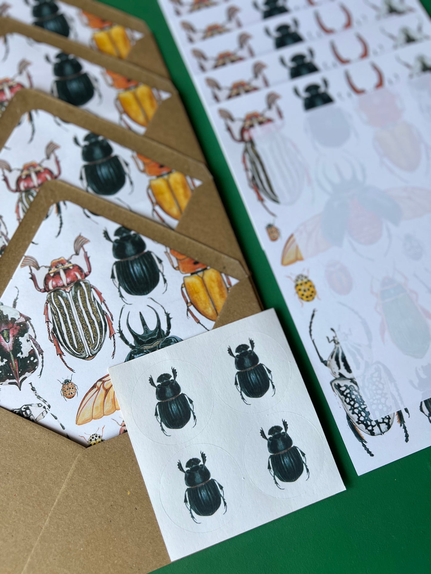Beetles Letter Writing Set