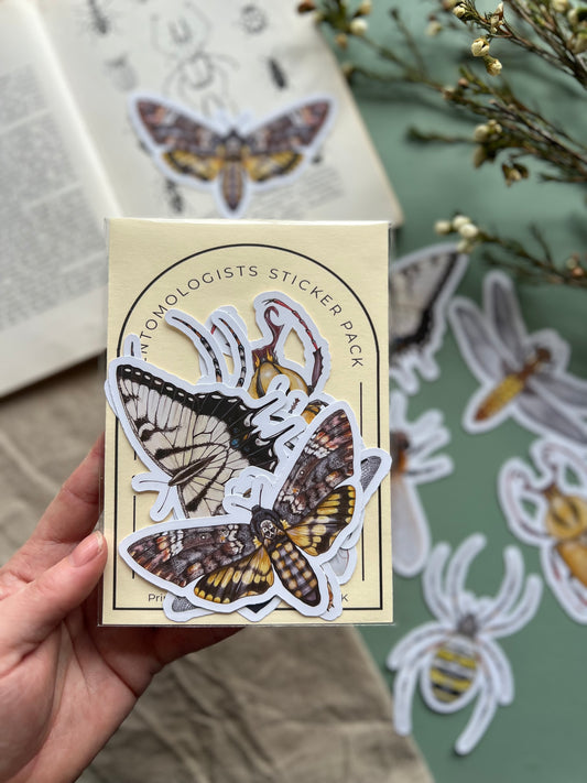 Entomology Sticker Set