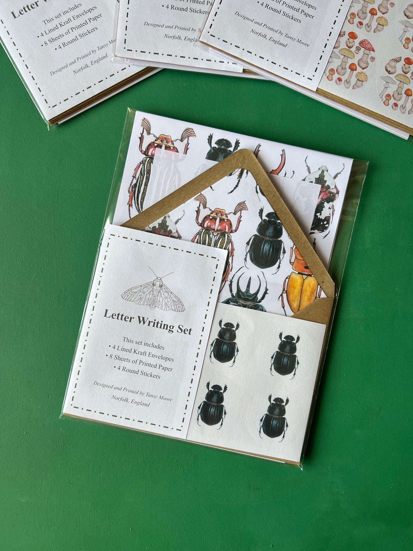 Beetles Letter Writing Set
