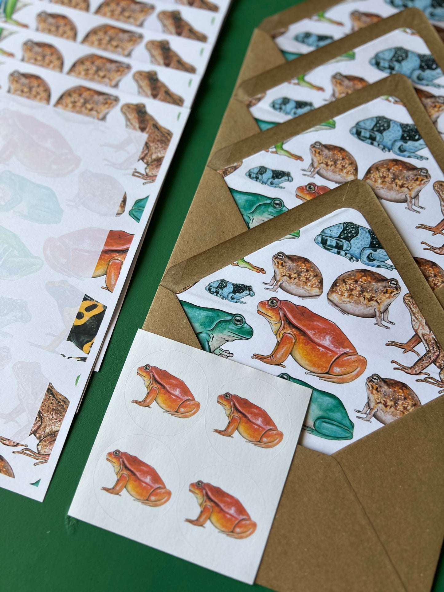 Frog Letter Writing Set