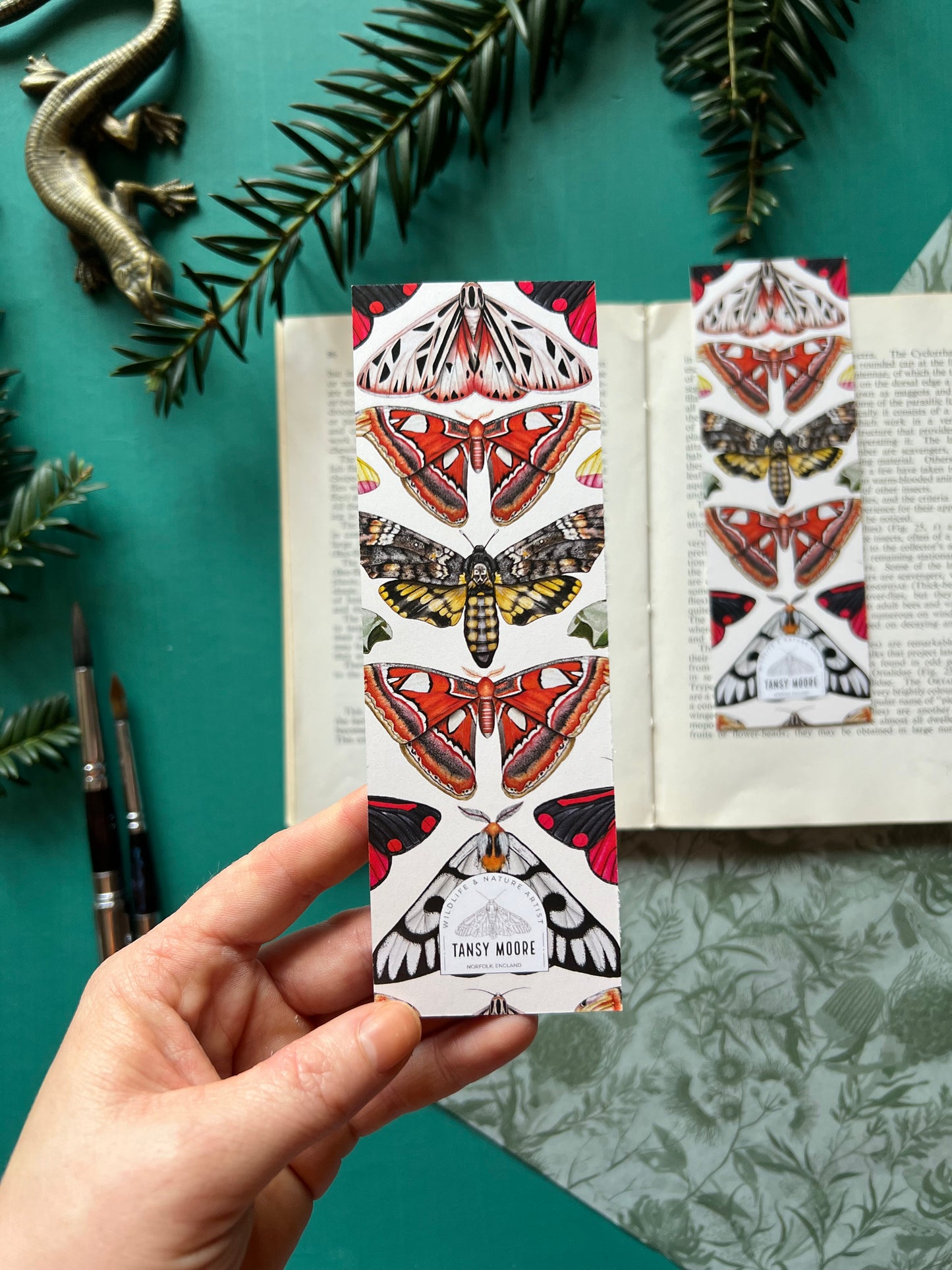 Moths Bookmark