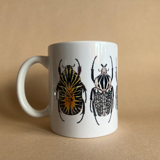 Beetles Ceramic Mug