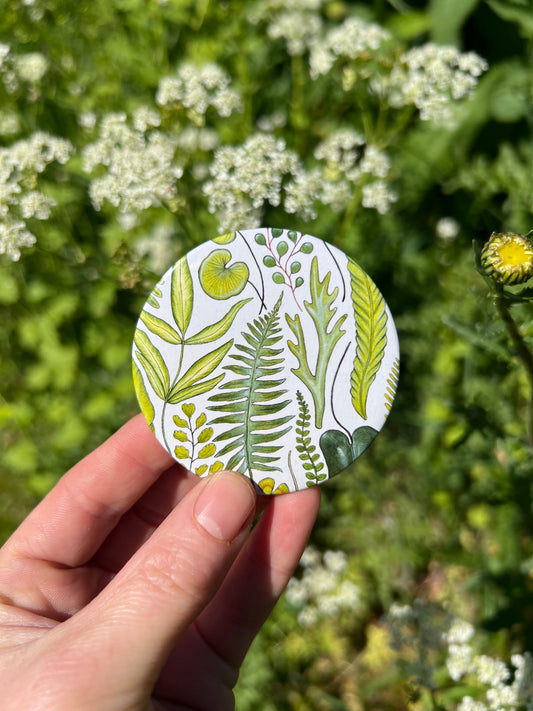 Fern Pocket Mirror