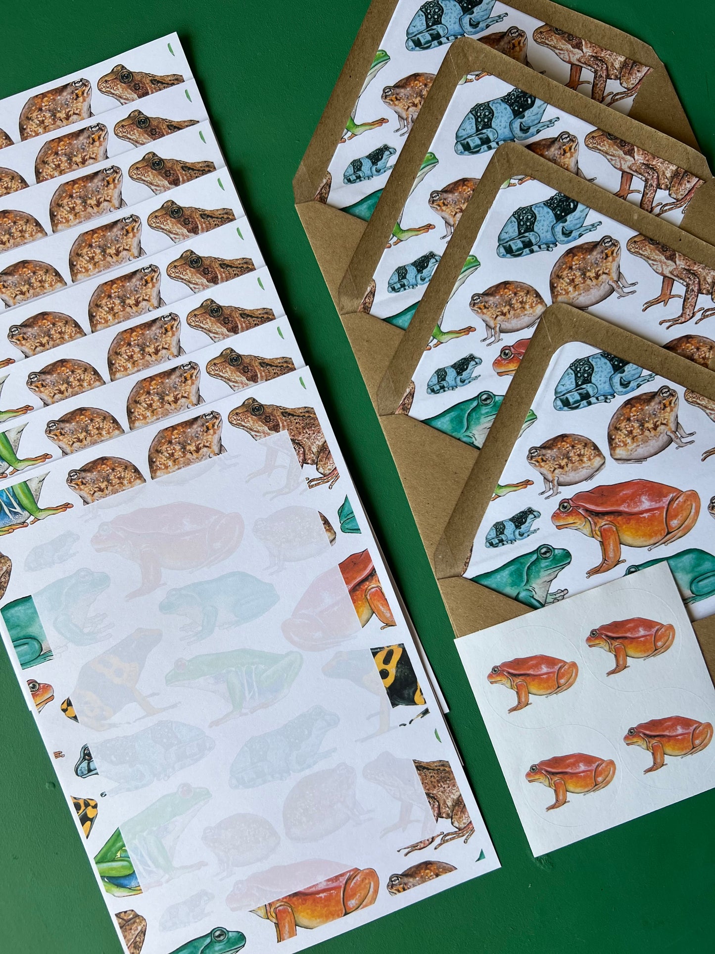 Frog Letter Writing Set