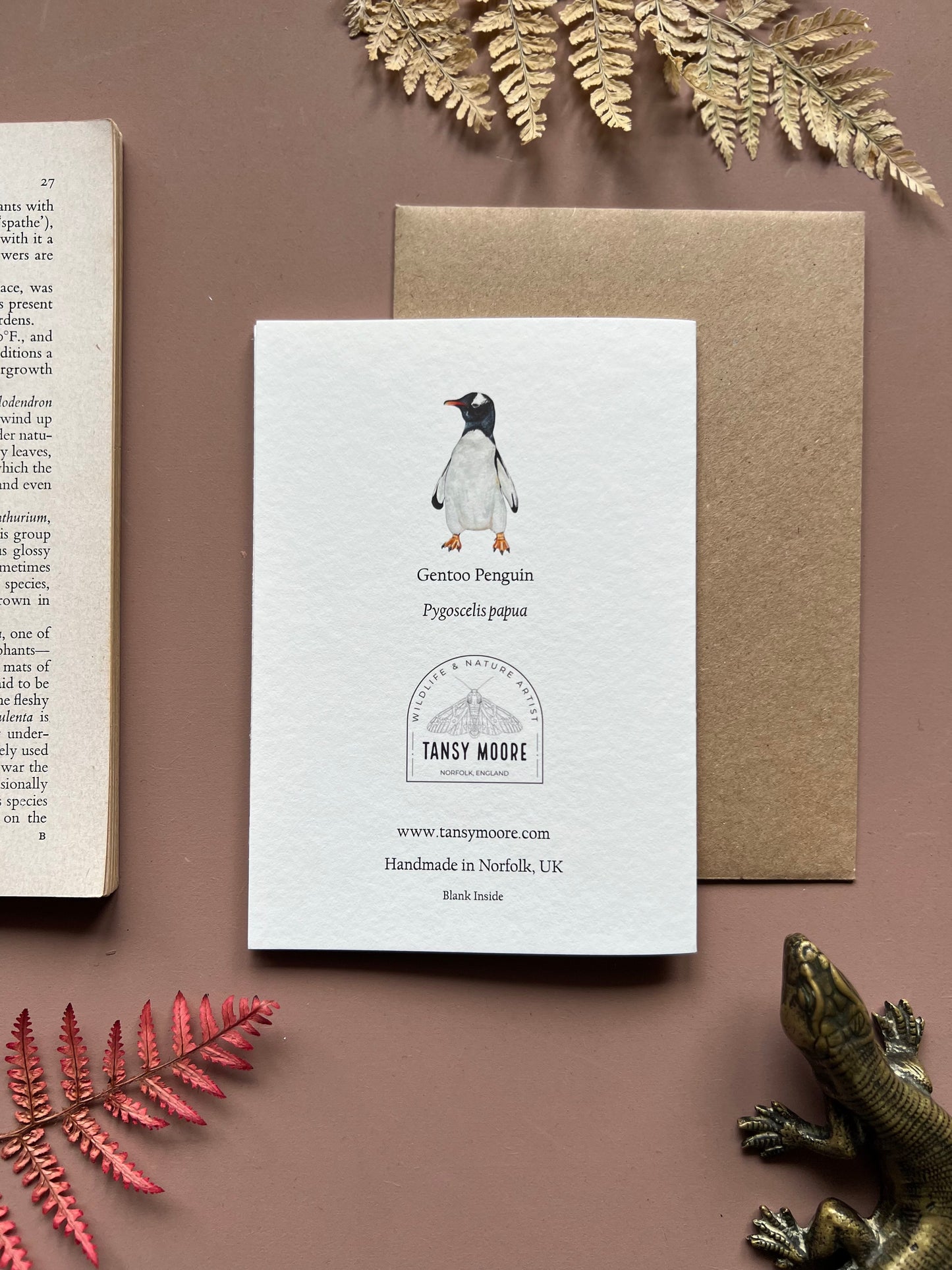 Gentoo Penguin Card