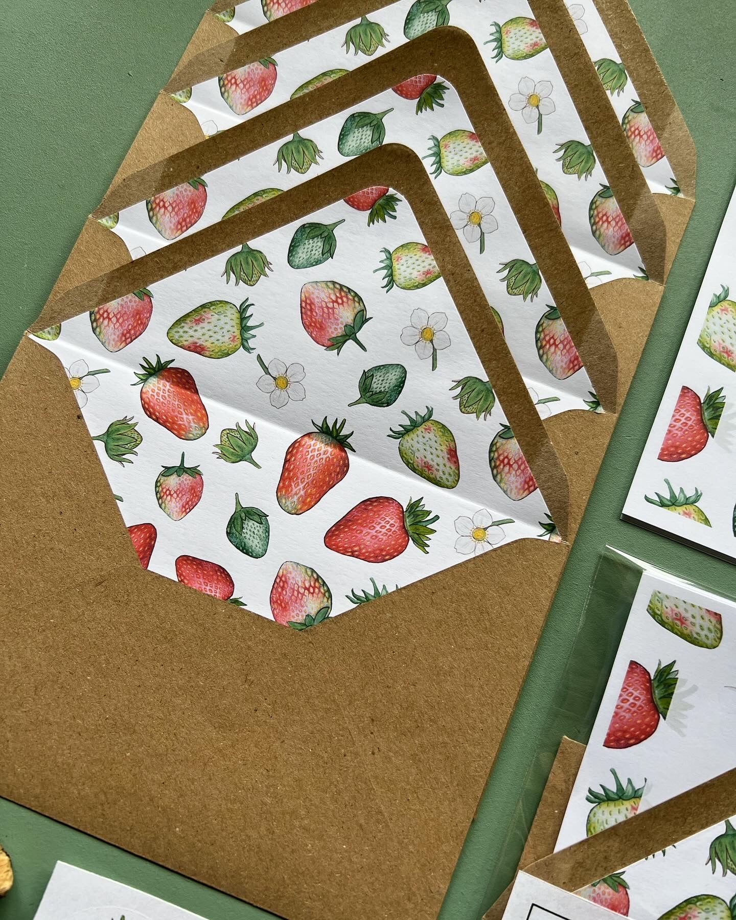 Strawberries Letter Writing Set