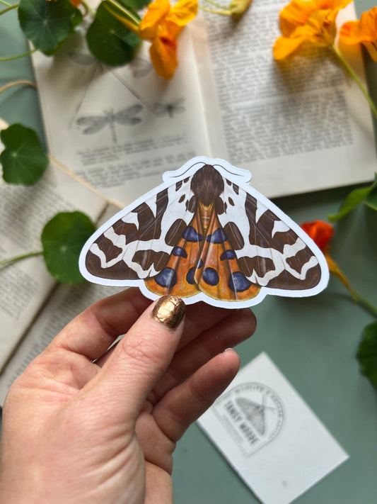 Garden Tiger Moth Sticker