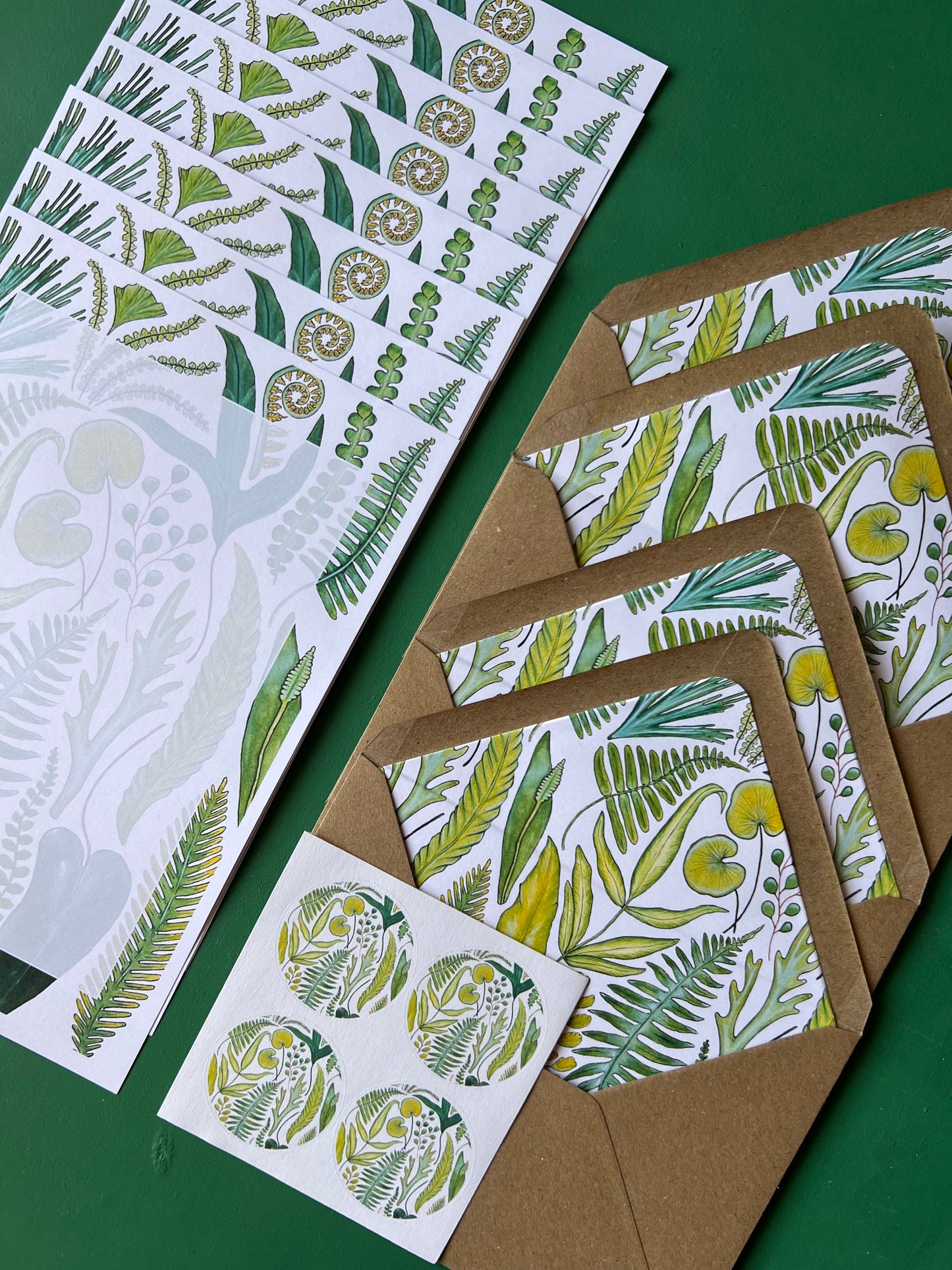 Fern Letter Writing Set
