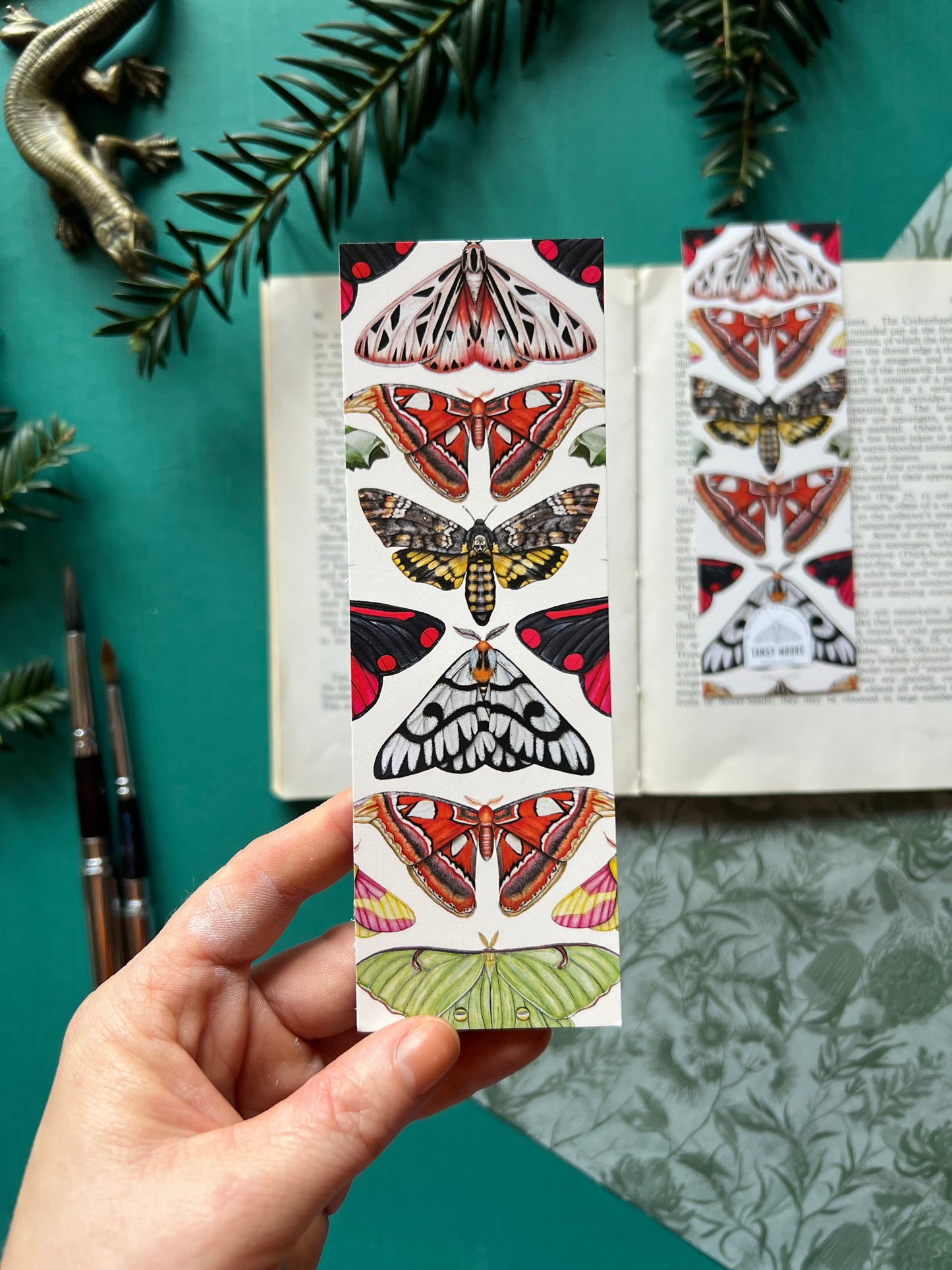 Moths Bookmark