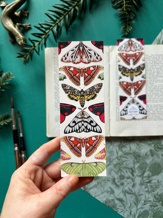 Moths Bookmark