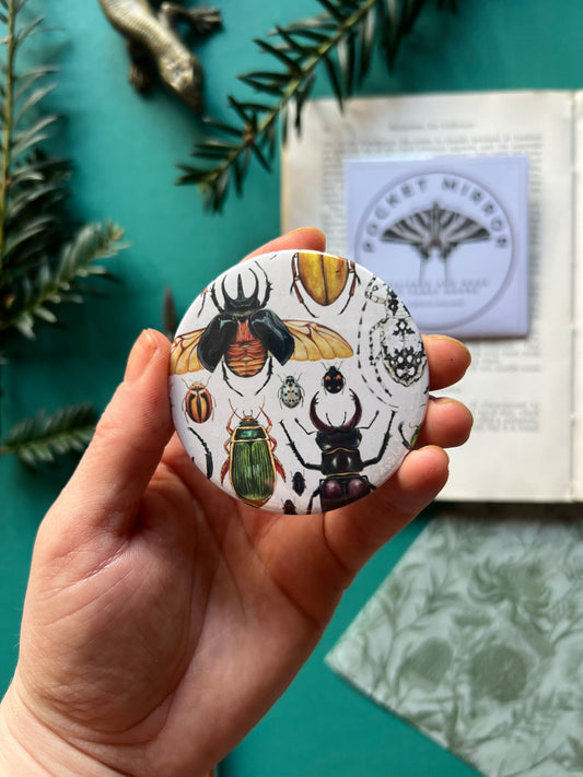 Beetle Pocket Mirror