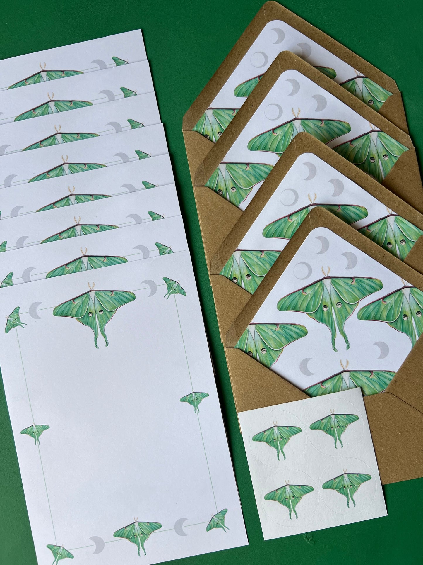 Luna Moth Letter Writing Set
