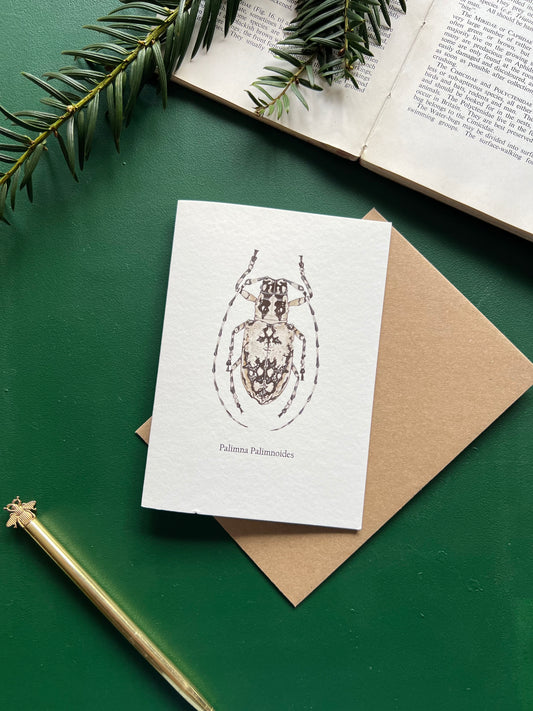 Longhorn Beetle card