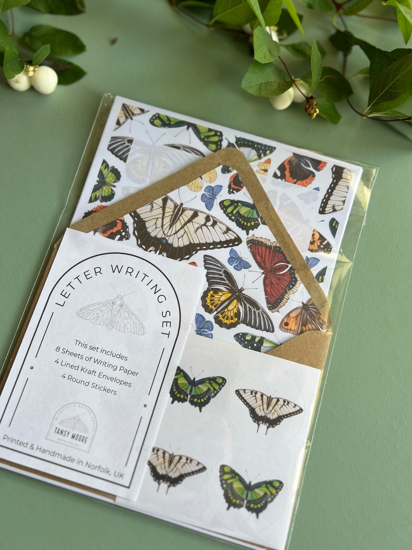 Butterfly Letter Writing Set