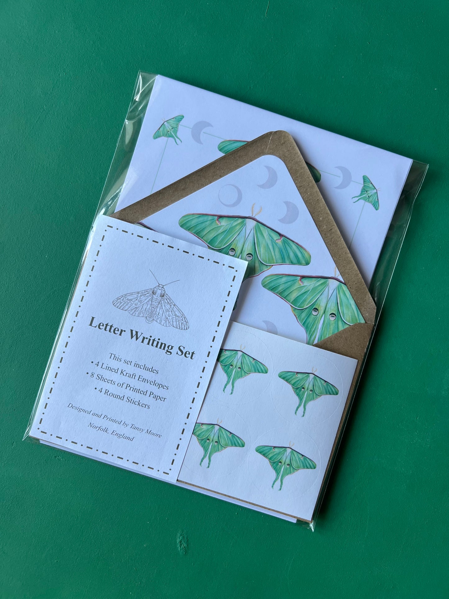 Luna Moth Letter Writing Set