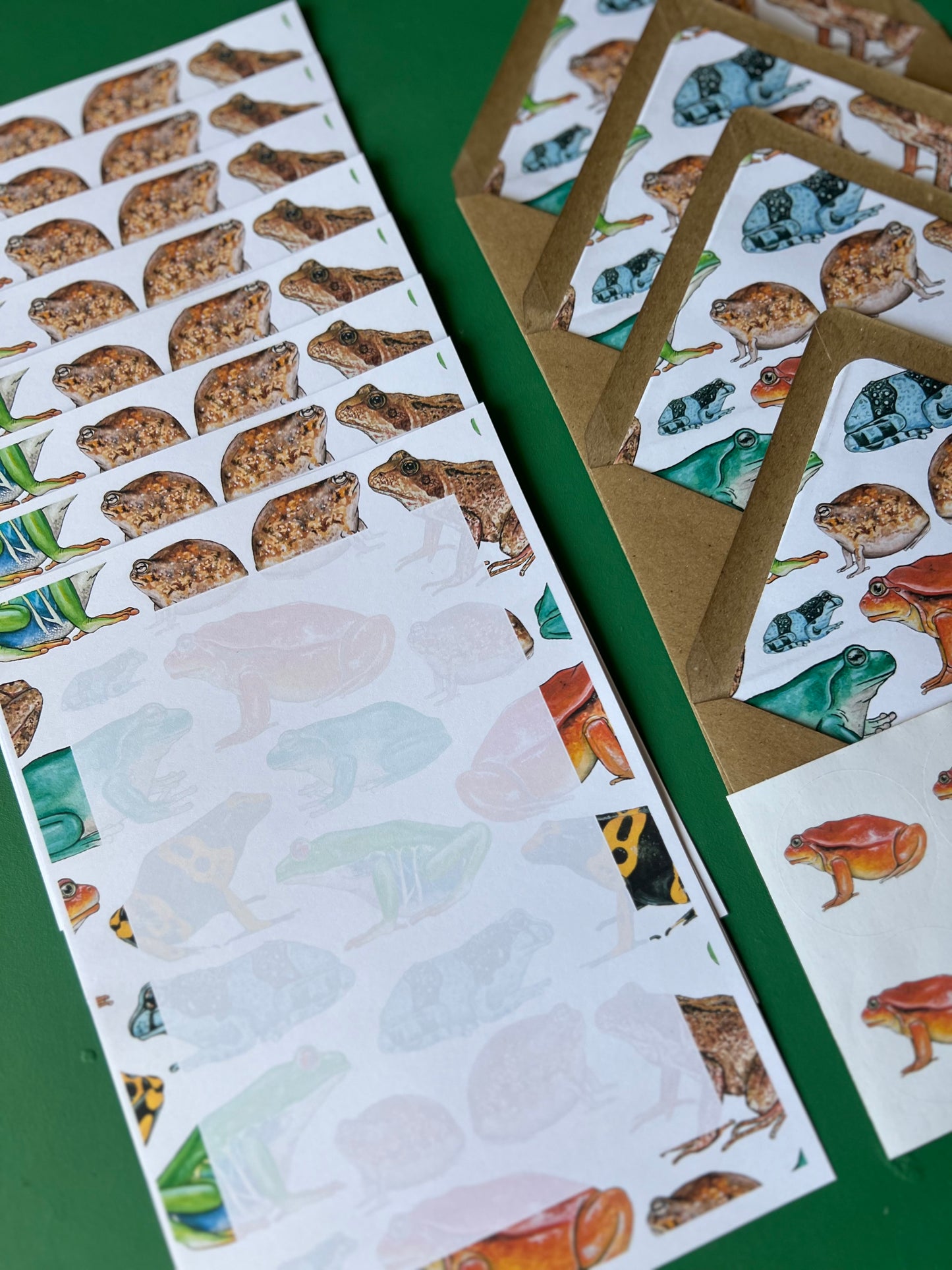 Frog Letter Writing Set