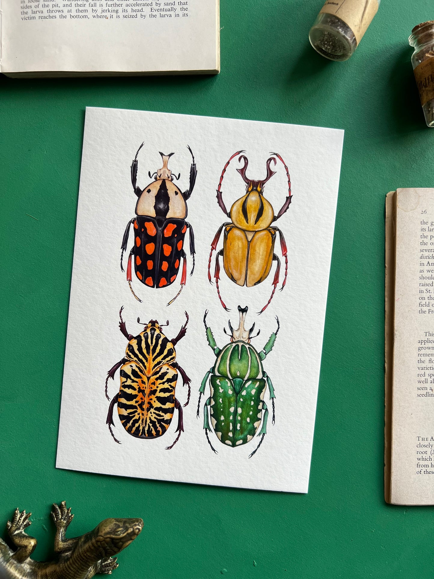 Fruit Beetles Print