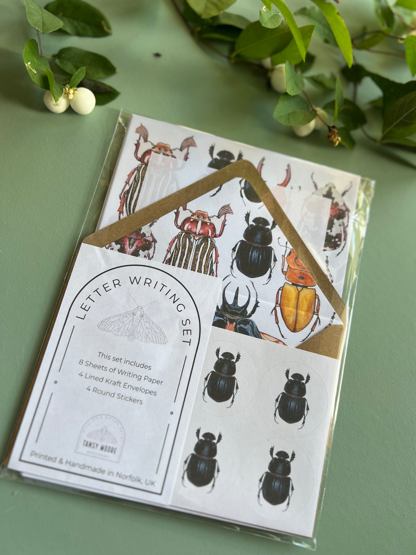 Beetles Letter Writing Set