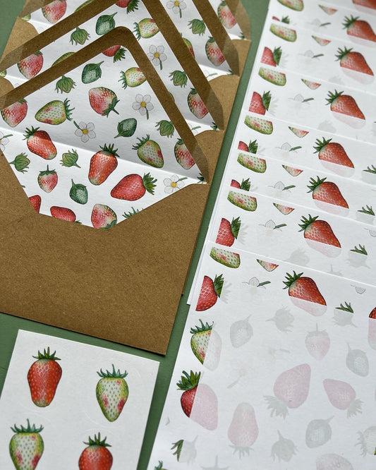 Strawberries Letter Writing Set