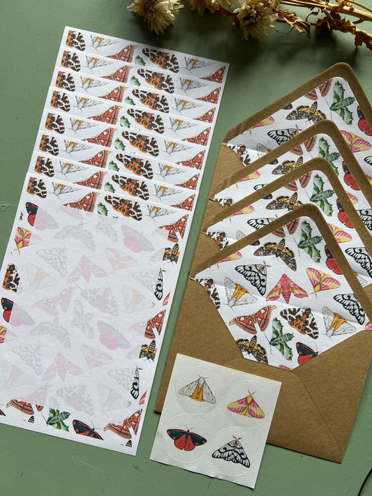 Moths Letter Writing Set