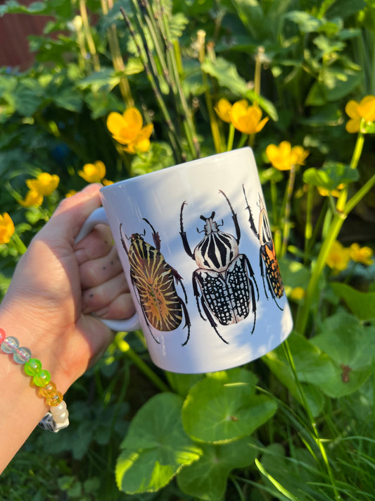 Beetles Ceramic Mug